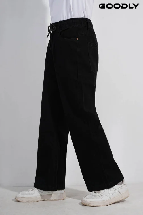 Bootcut Baggy Jeans Relaxed Streetwear Fit - Image 4