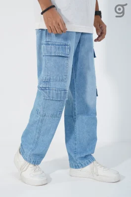 Classic Street 8 Pocket Cargo Baggy Jeans