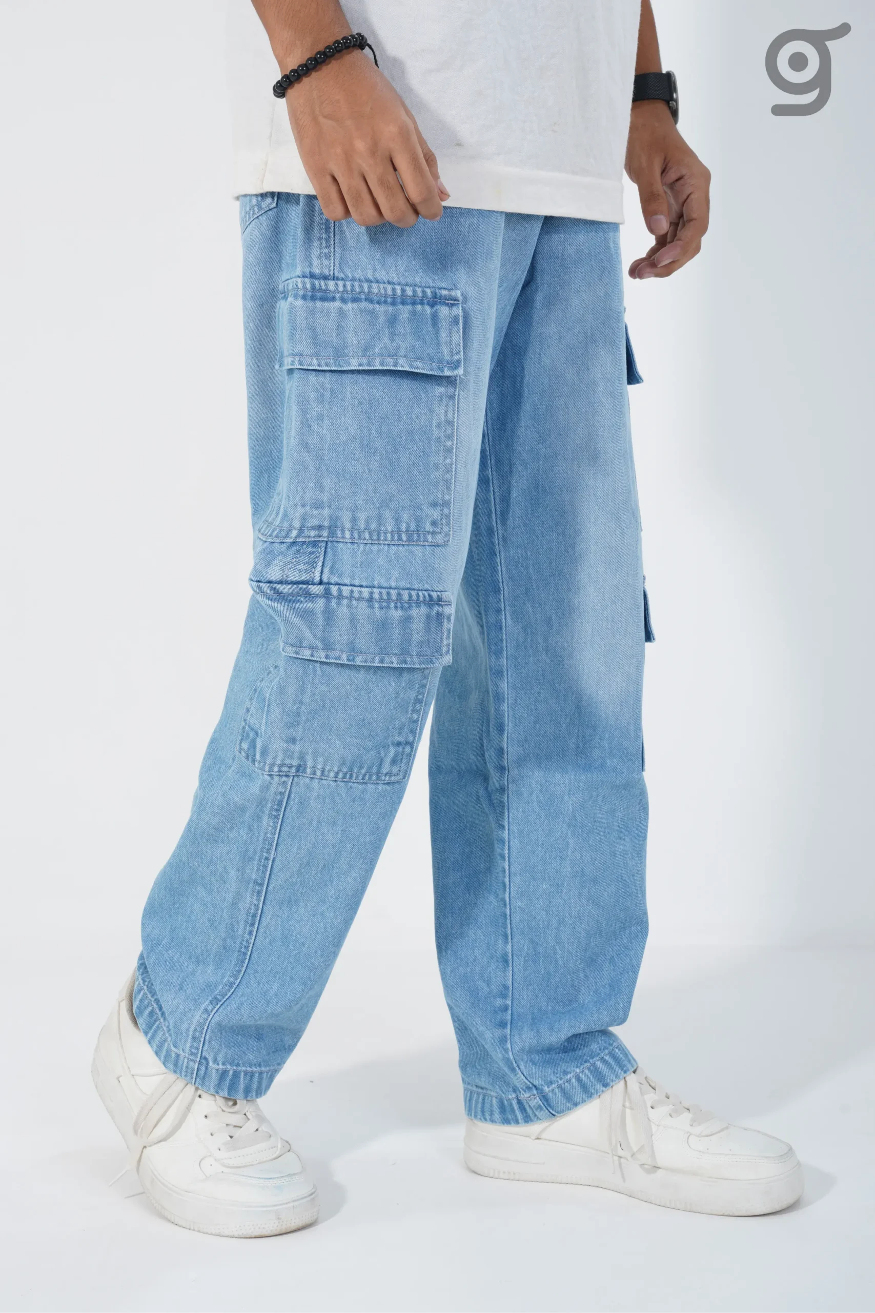 Classic Street 8 Pocket Cargo Baggy Jeans