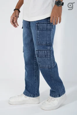Classic Street 8 Pocket Cargo Baggy Jeans