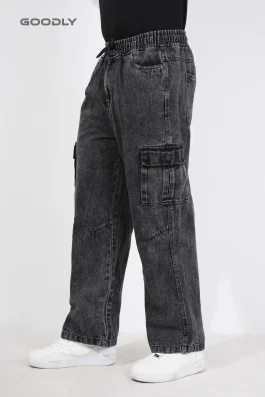 Casual Denim Cargo Baggy for Men