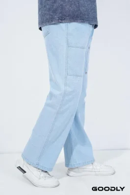 Classic Men’s Fit Denim Baggy Jeans