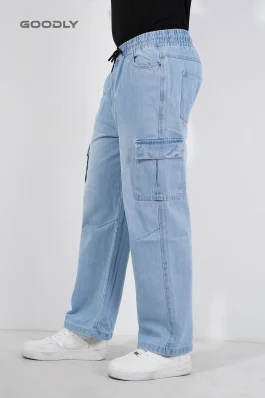 Casual Denim Cargo Baggy for Men