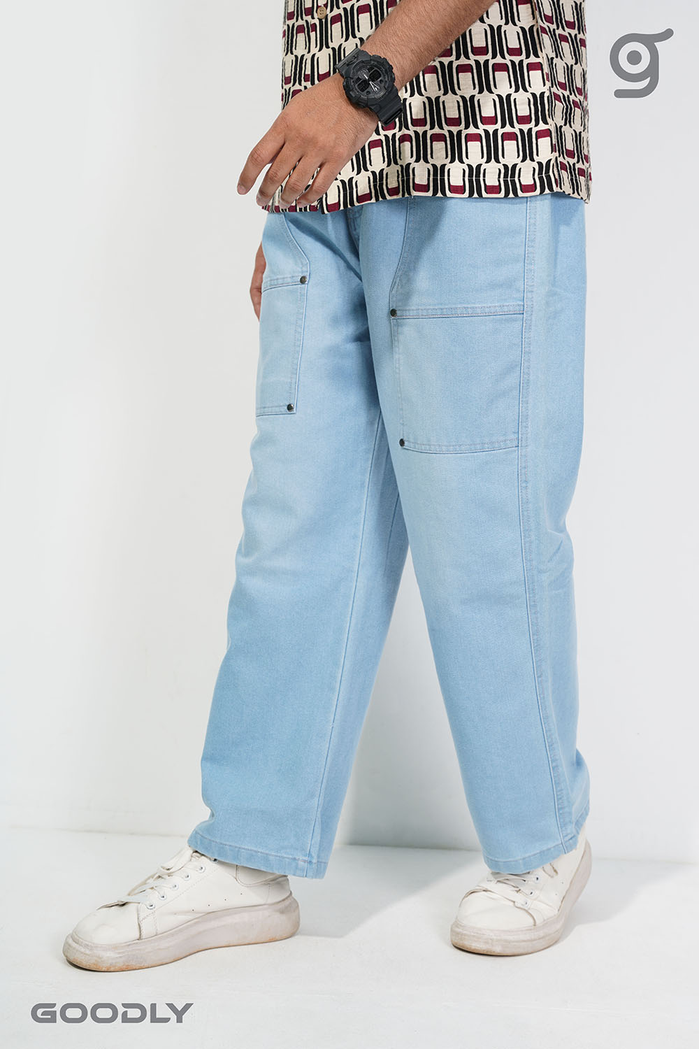 Loose Fit Denim Baggy Jeans - Image 2