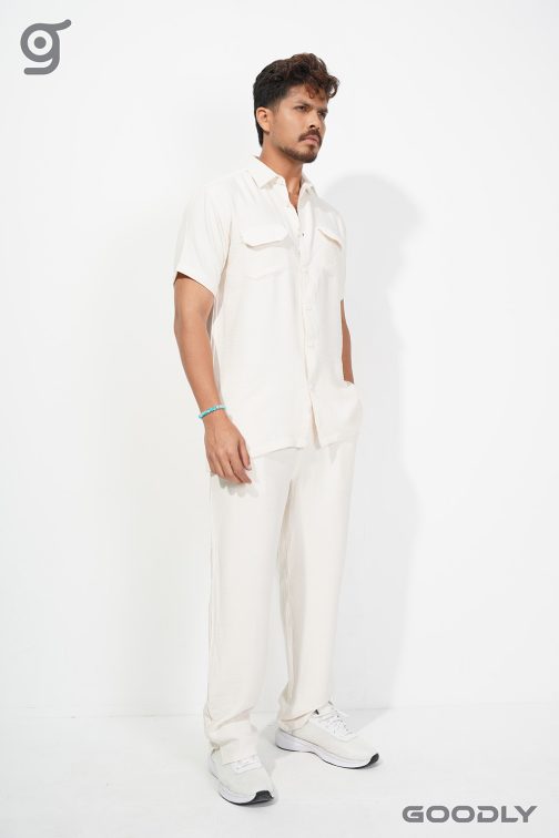 Men’s Premium Textured Shirt & Trouser Set