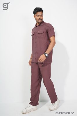 Men’s Premium Textured Shirt & Trouser Set