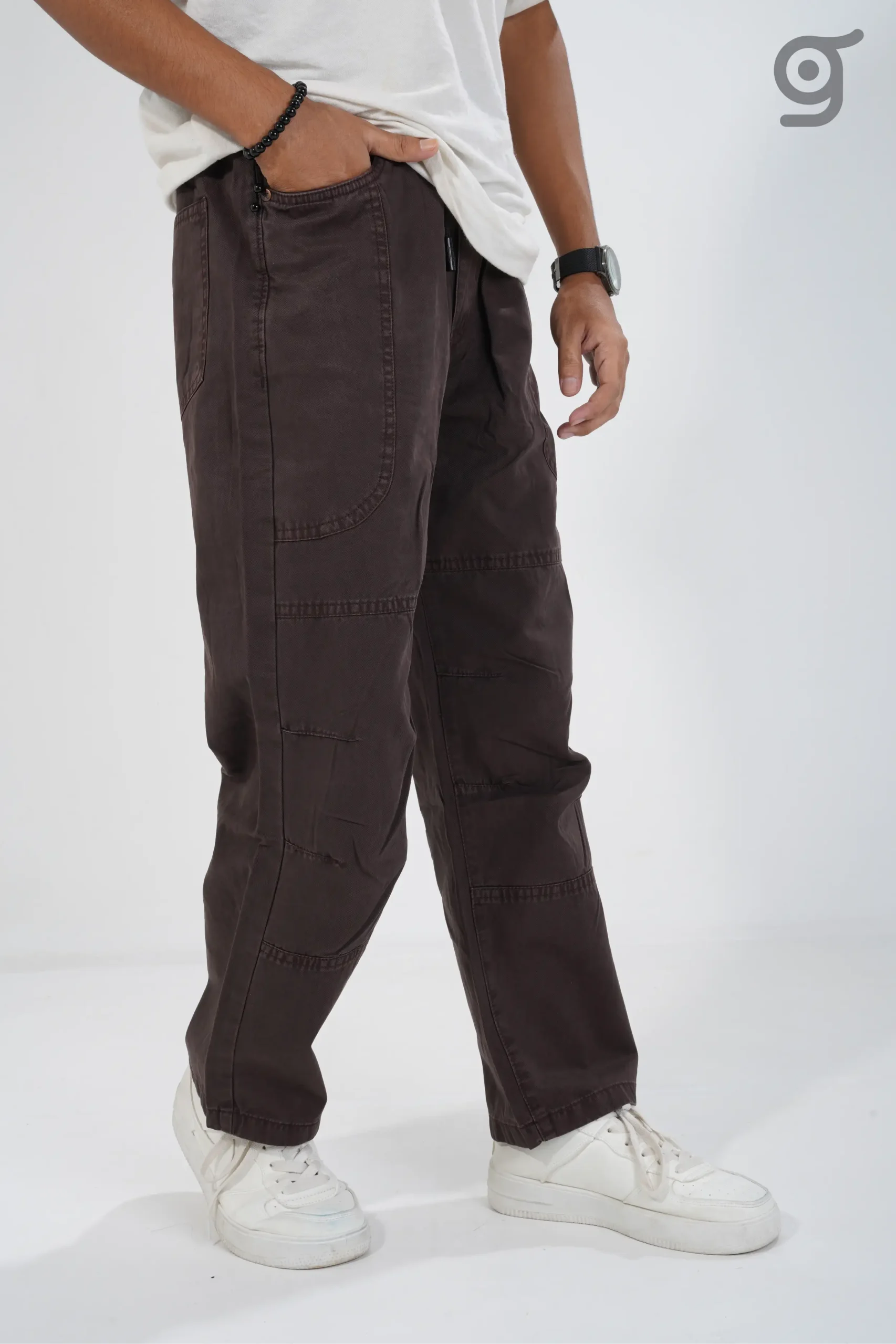 Vintage Utility Fit Twill Baggy Pants