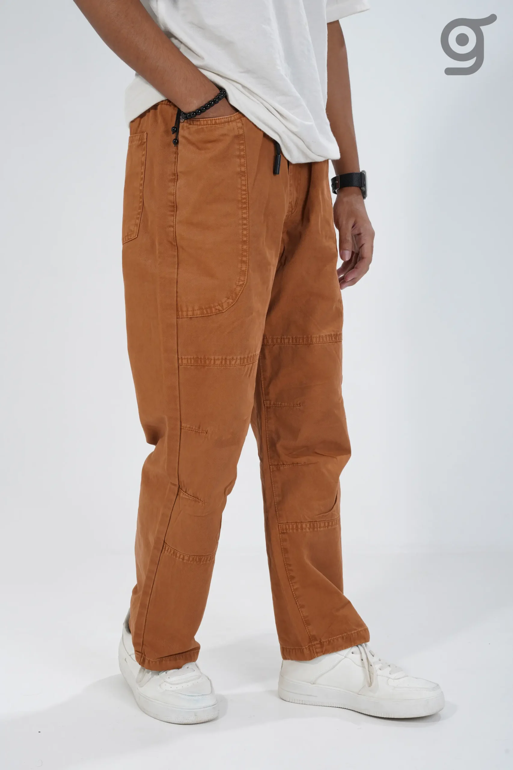 Vintage Utility Fit Twill Baggy Pants - Image 3