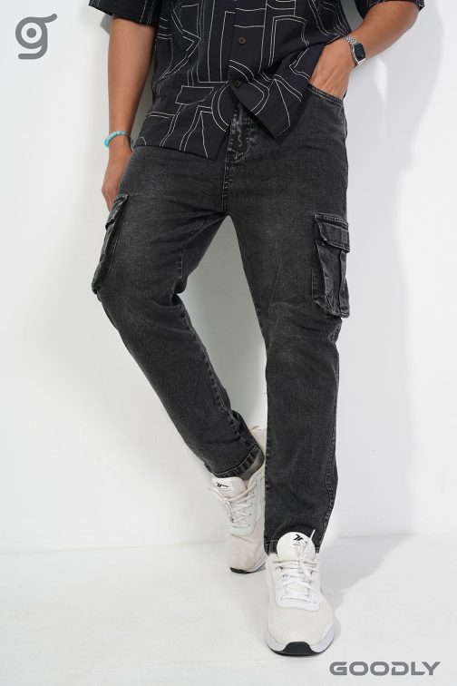 Modern Fit Stitch Cargo Jeans - Image 2