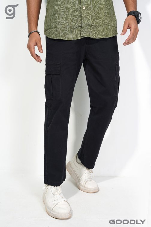 Twill Jogger Relaxed Fit Cargo Pants - Image 3