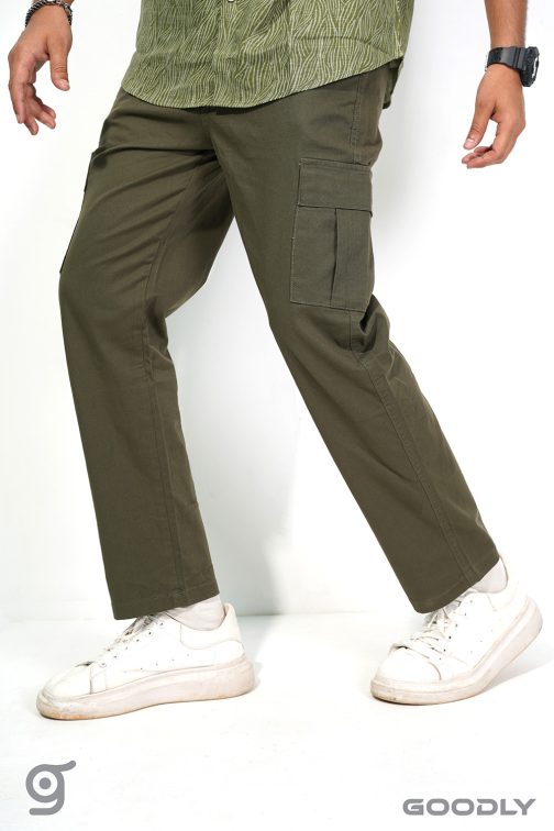 Twill Jogger Relaxed Fit Cargo Pants - Image 2