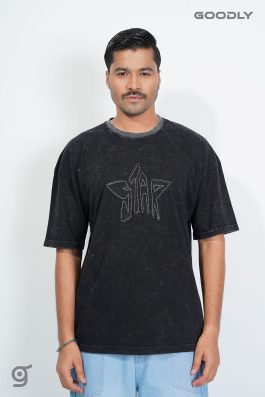 Men’s Washed Vintage “STAR” Graphic T-Shirt Summer Edition
