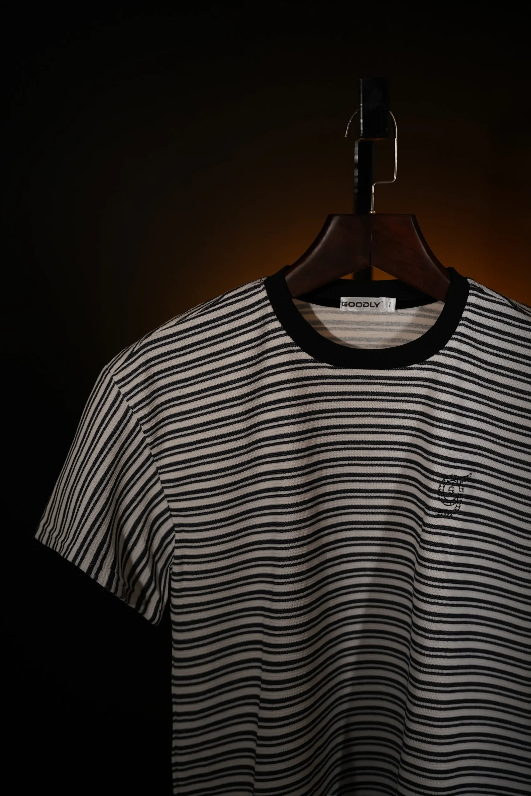Men's Striped Crew Neck T-Shirts