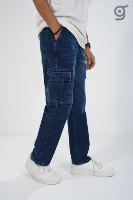 Modern Fit Stitch Cargo Jeans