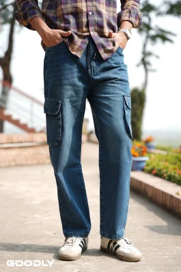 Classic Six Pocket Signature Cargo Denim