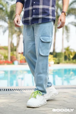 Classic Six Pocket Signature Cargo Denim