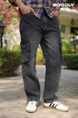 Classic Six Pocket Signature Cargo Denim