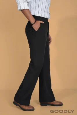 Gurkha Bootcut Formal Pant-Classic Button Closure