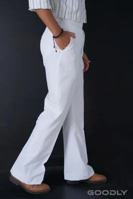 Gurkha Bootcut Formal Pant-Classic Button Closure