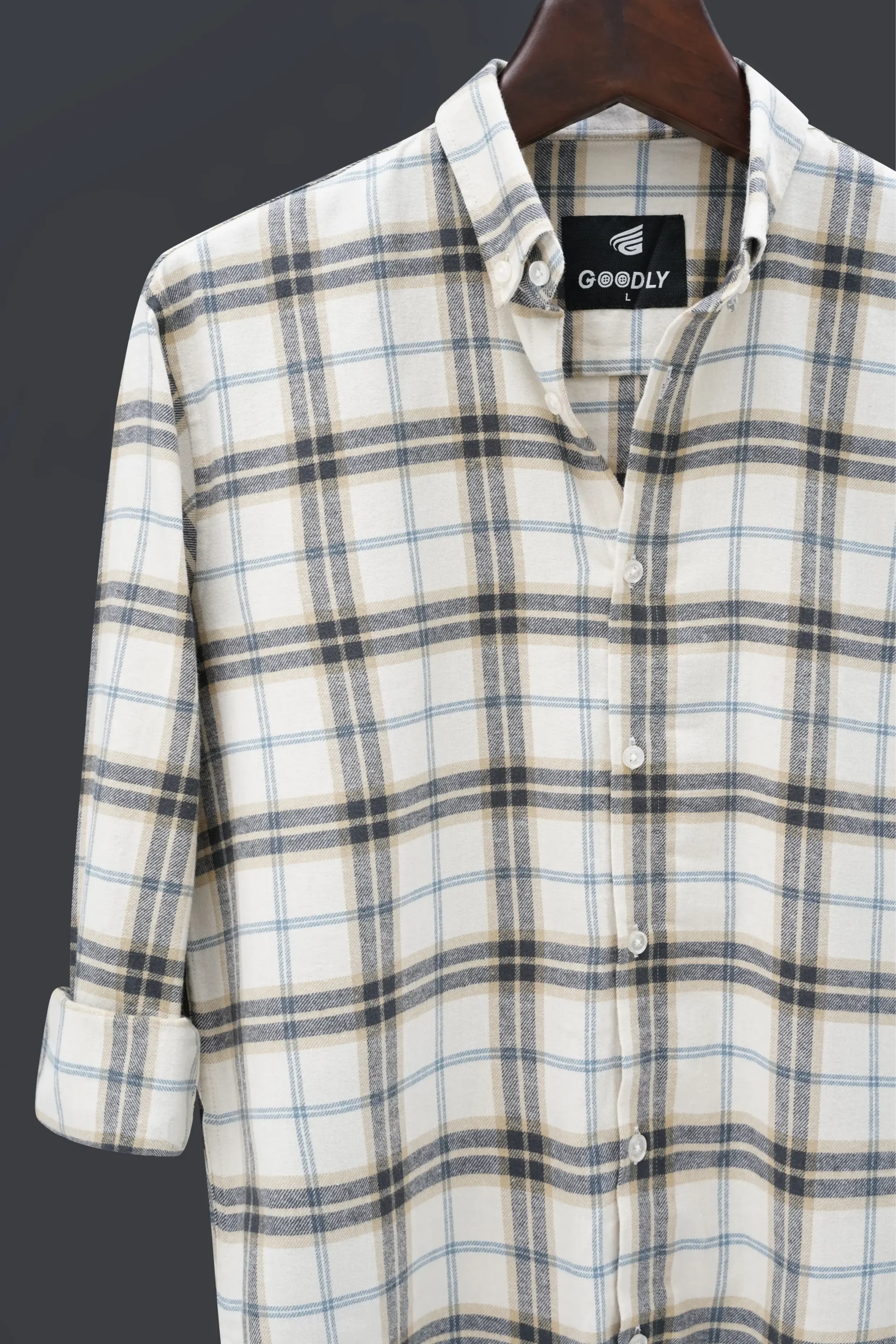 Regular Fit Cotton Full Sleeve Casual Shirt - Image 2