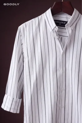 Classic Stripe Casual Shirt for Men