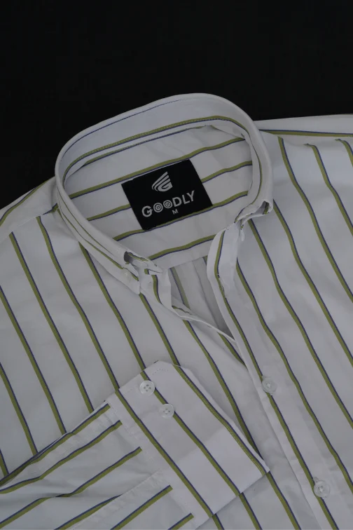 Classic Stripe Casual Shirt for Men - Image 5