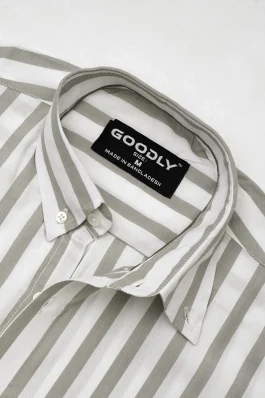 Classic Stripe Casual Shirt for Men