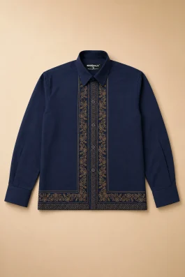 Bloom Embroidered Boxy Fit Shirt