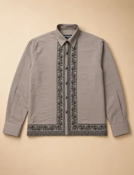 Bloom Embroidered Boxy Fit Shirt