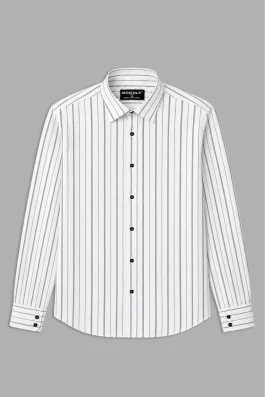 Classic Stripe Long Sleeve Shirt for Men