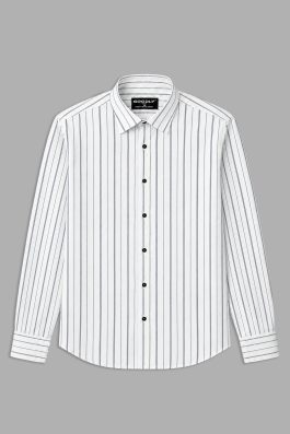 Classic Stripe Long Sleeve Shirt for Men