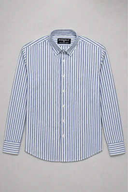 Classic Stripe Long Sleeve Shirt for Men