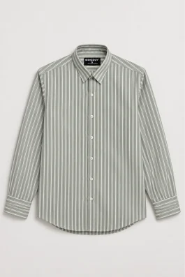 Classic Stripe Long Sleeve Shirt for Men