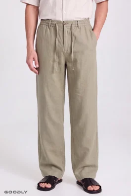 GOODLY Signature Men’s Remi Cotton Pants Baggy Fit